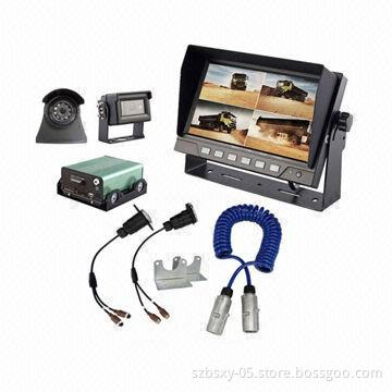 Car Rearview System with 3G GPS Mobile Hard Disk DVR, 6/32V DC Power Supply